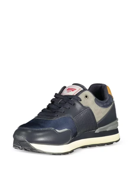Csíkos hálós sneaker Carrera kék