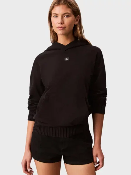 Толстовка Calvin Klein Jeans чорна