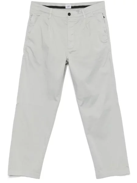 Pantaloni C.p. Company din satin gri