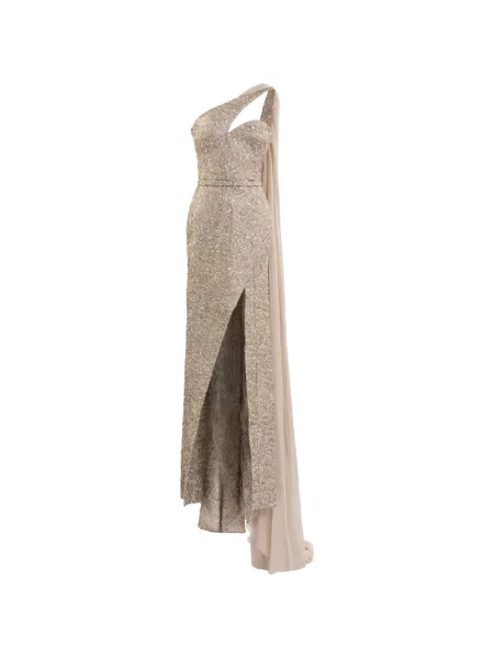 Rochie maxi Saiid Kobeisy asimetrică