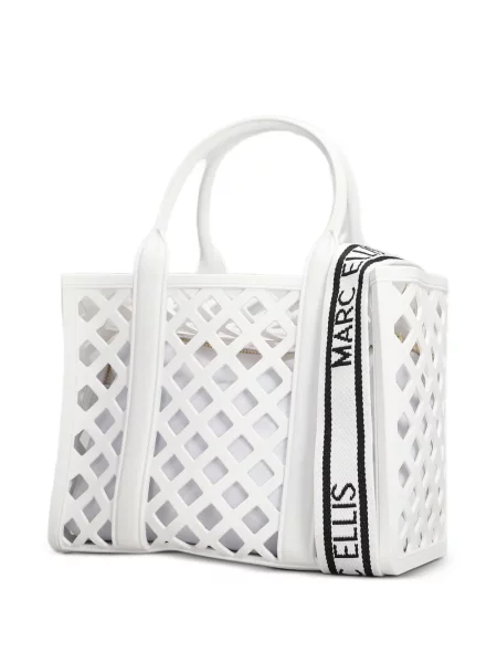 Geantă shopper Marc Ellis fără toc alb
