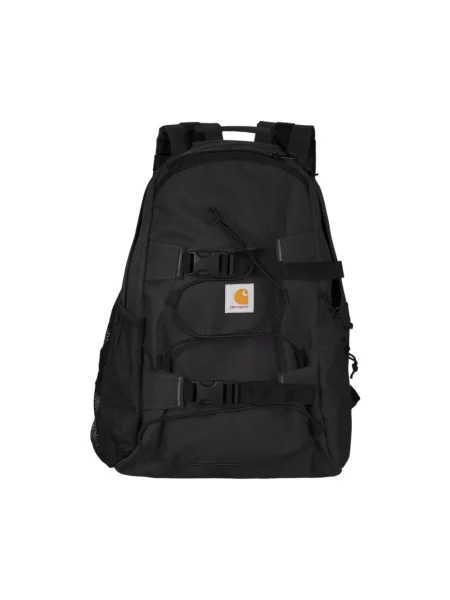 Plecak Carhartt Wip z logo płócienny czarny