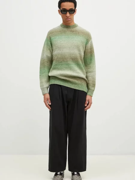 Butter Goods pulóver Beams Knit Sweater zöld