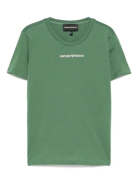 Koszulka dziecięca Emporio Armani zielona