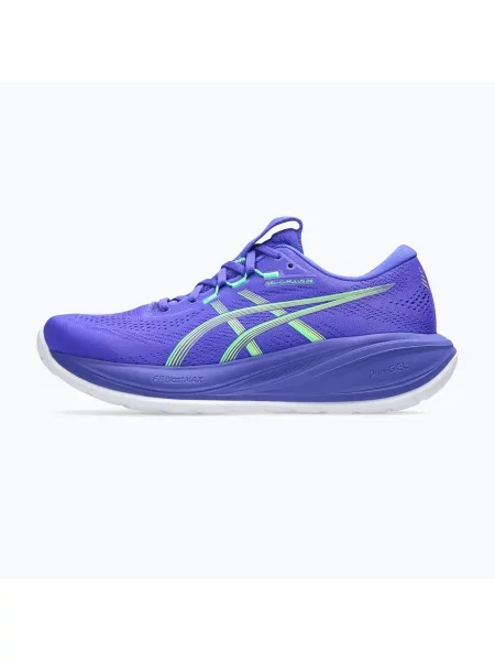 Мъжки обувки за бягане ASICS Gel-Cumulus 28 cobalt burst/illuminate green синьо