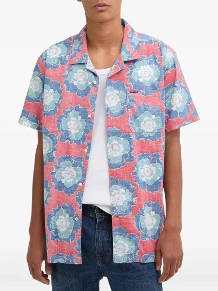 Cămașă Barbour cu model floral cu imagine roșu