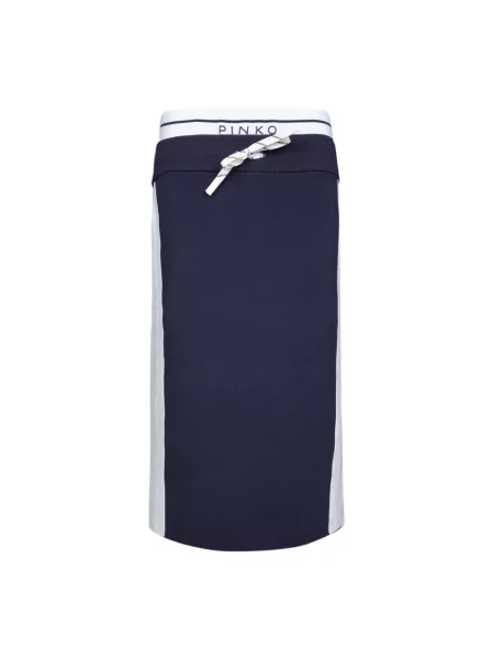 Midi spódnica midi Pinko niebieska