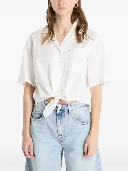 Cămașă Tommy Jeans alb