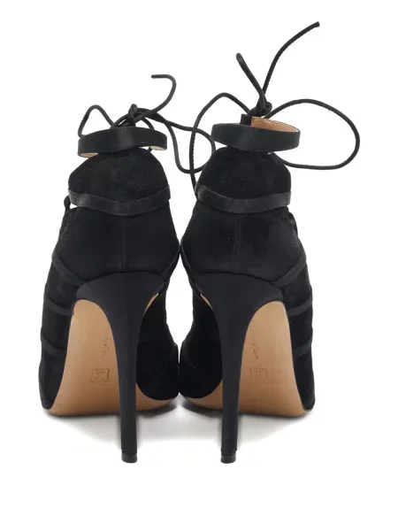 Sandale Gianvito Rossi din piele de căprioară negru