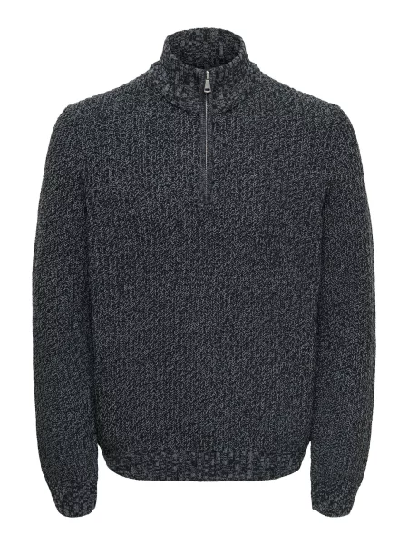 Only & Sons Pulover ONSJoin amestecat negru