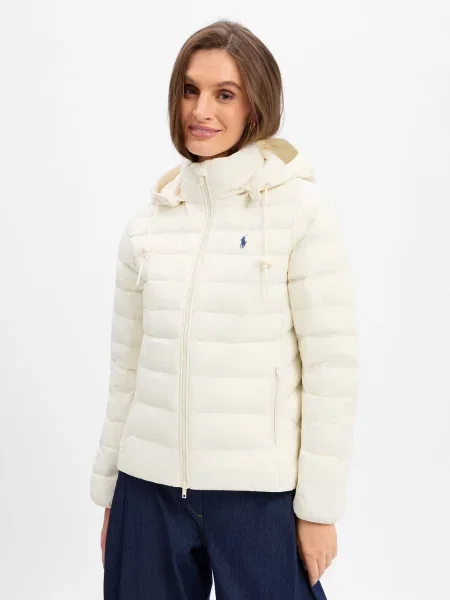 Polo Ralph Lauren Kurtka zimowa Écru beżowa