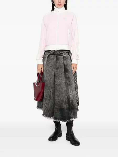 Bouclé kalhoty Adidas zelené