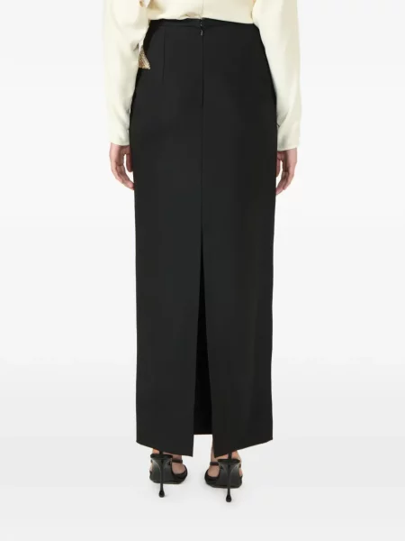 Fusta maxi Costarellos de cristal negru