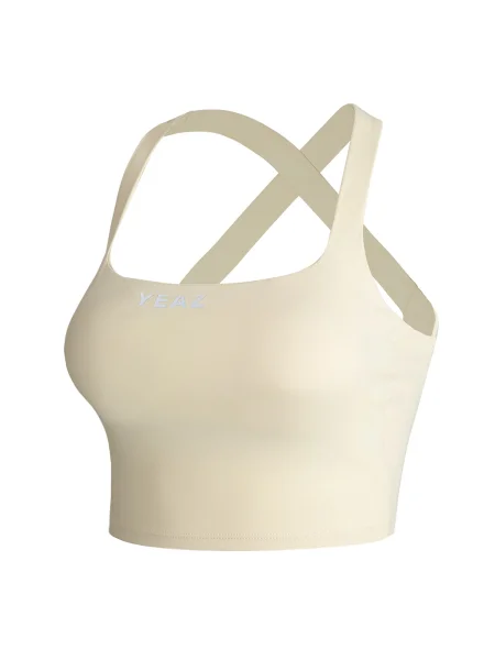 YEAZ Sport top Show deschis galben