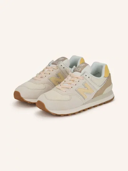 New Balance Sneakersy weiss beżowe