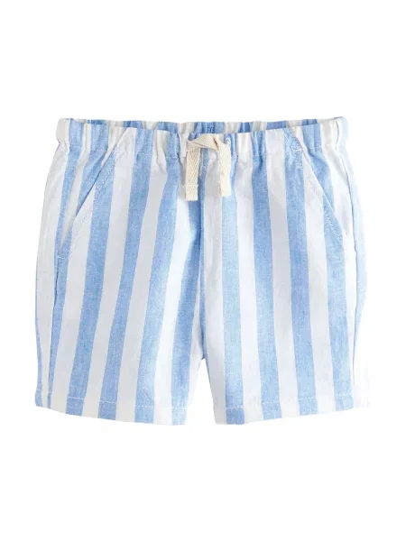 Next Pantaloni albastru deschis alb