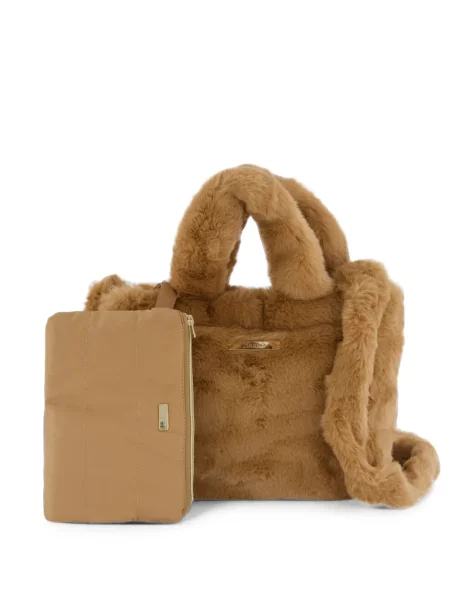 Geantă shopper Herno cu blană