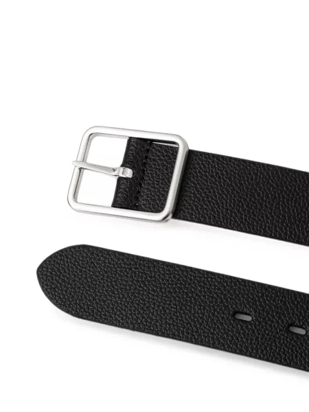 Cu centură curea Geox din piele negru
