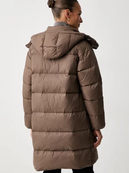 Calvin Klein Jeans kurtka puchowa brązowa