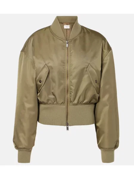 Geacă bomber Saint Laurent verde