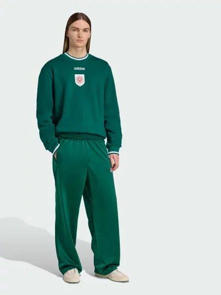 Повседневные брюки Adidas зеленые