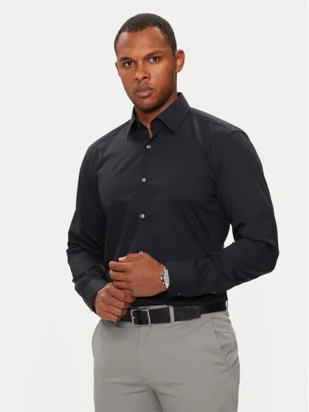 BOSS BLACK Cămașă | Slim Fit negru