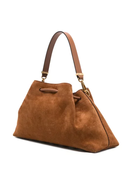 Τσαντα bucket Jimmy Choo σουέτ καφέ