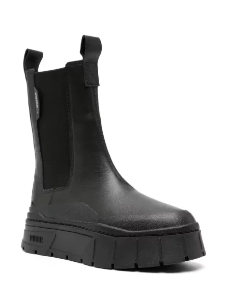 Botine chelsea Puma din piele negru