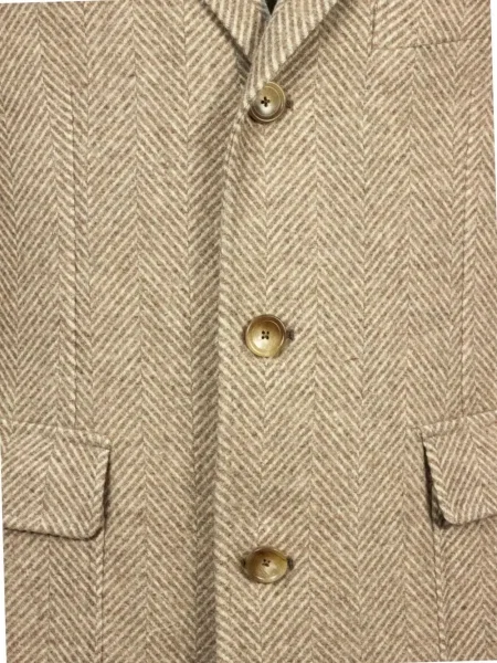 Palton Tagliatore cu model herringbone