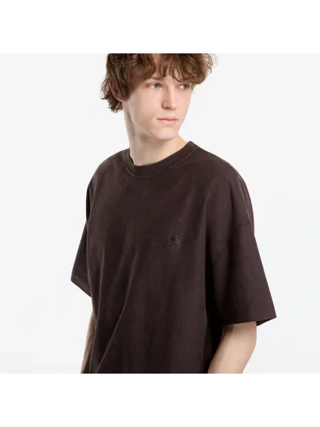 Tričko Carhartt WIP S/S Lambert T-Shirt UNISEX Tobacco Moon Wash XL
