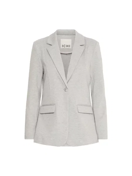 Marynarka Ichi z długim rękawem szara