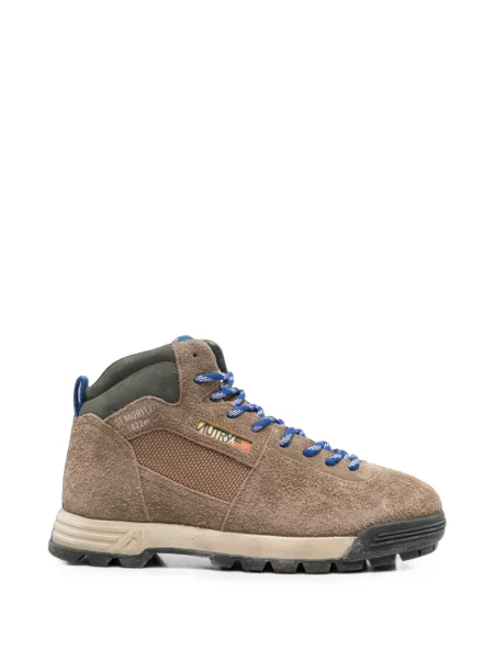 Sneakerși Autry din piele de căprioară maro