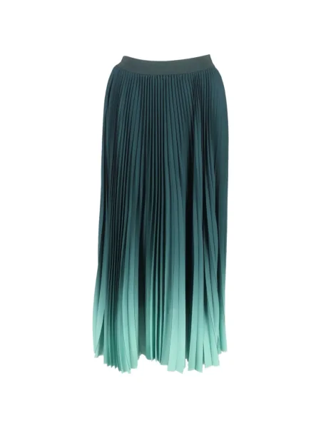 Spódnica plisowana Max Mara do kolan zielona