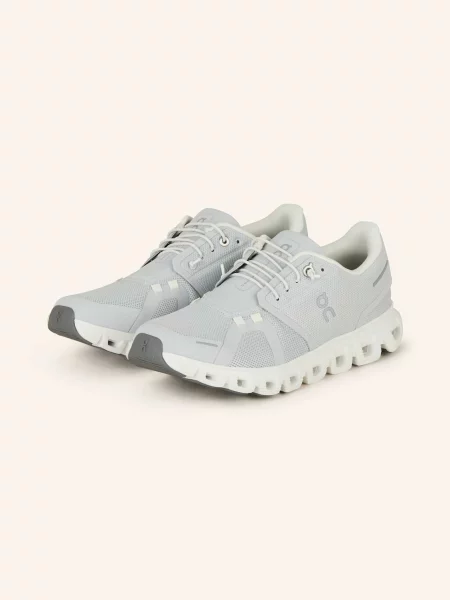 On Sneakersy Cloud 6 světle šedá bílé