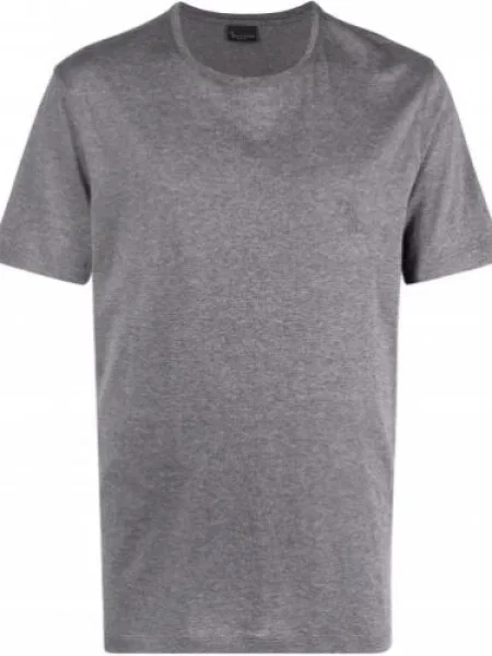 Tricou Billionaire cu broderie gri