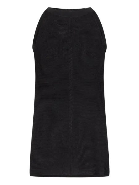 Top Loulou De Saison tricotate negru