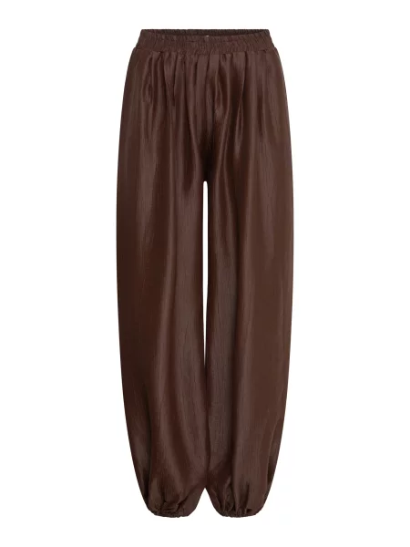 ICHI Pantaloni IHBALLOON închis maro