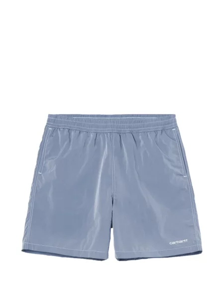 Slip de baie Carhartt Wip cu broderie albastru