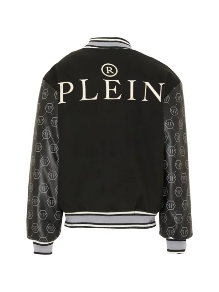 Kurtka bomber dziecięcy Philipp Plein czarny