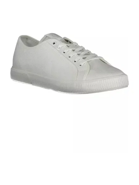 Sneakersy Calvin Klein z nadrukiem białe