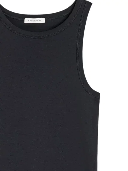 Top By Malene Birger cu broderie negru