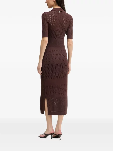 Scurt rochie midi Joseph Ribkoff tricotate maro