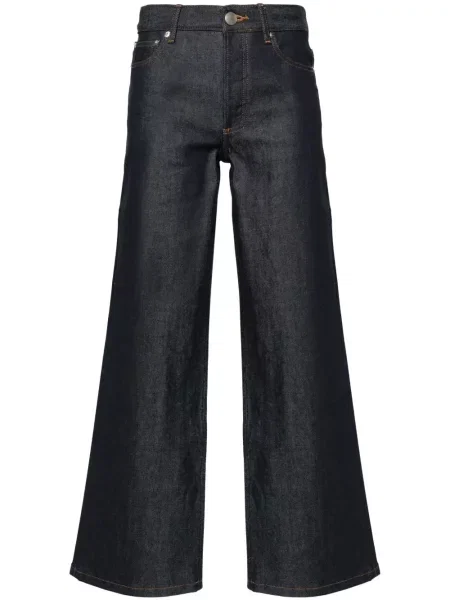 Blugi drepți A.p.c. cu talie înaltă albastru