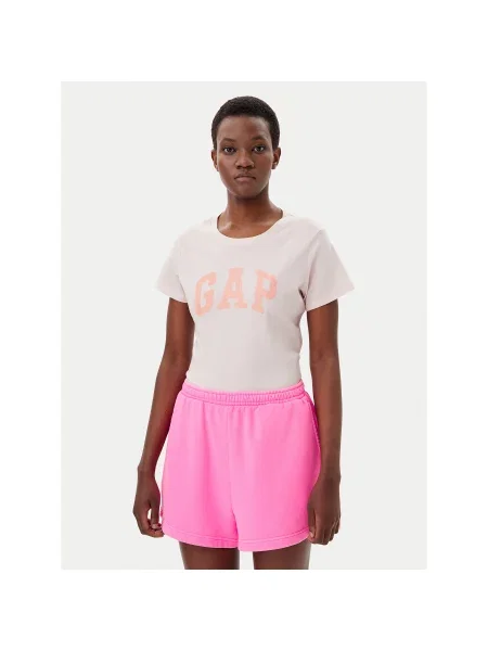 Gap Majica Regular Fit roza