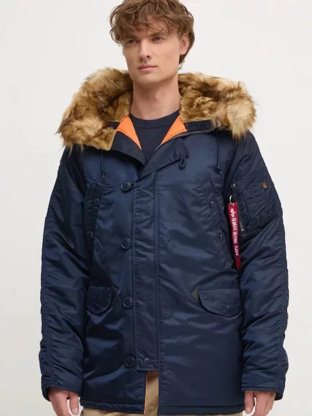 Bunda Alpha Industries 07 zimní vínová