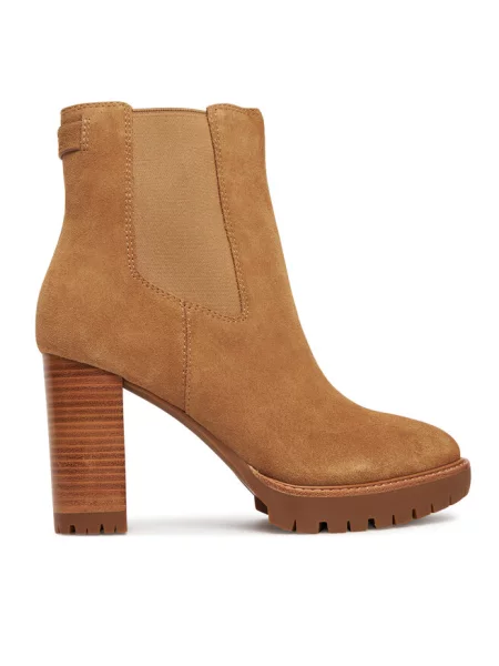 Botki LAUREN RALPH LAUREN brązowe