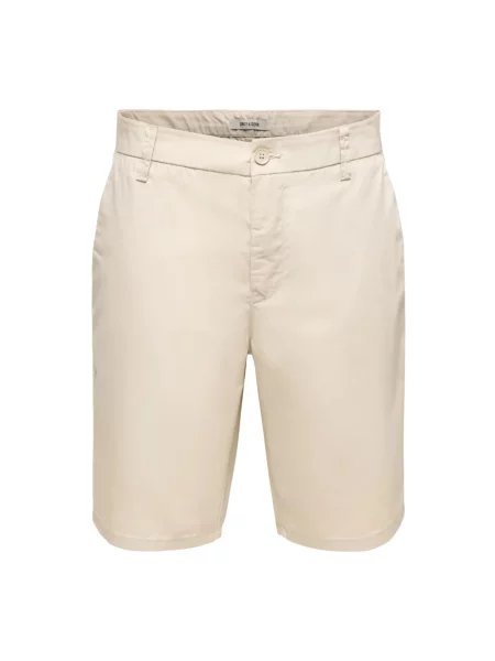 Krótkie bermudy Only & Sons beżowe