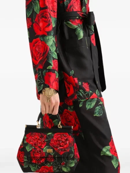 Τσάντα shopper Dolce & Gabbana με σχέδιο μαύρο