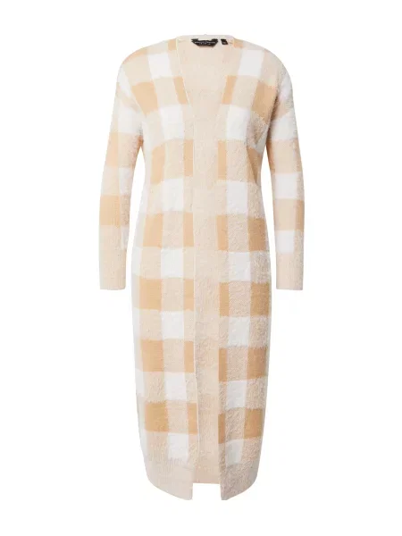 Dorothy Perkins Geacă tricotată cămilă / crem maro