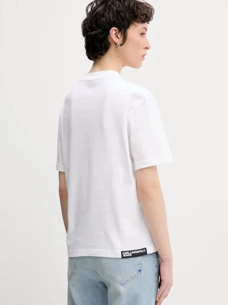 Футболка Karl Lagerfeld Jeans білий